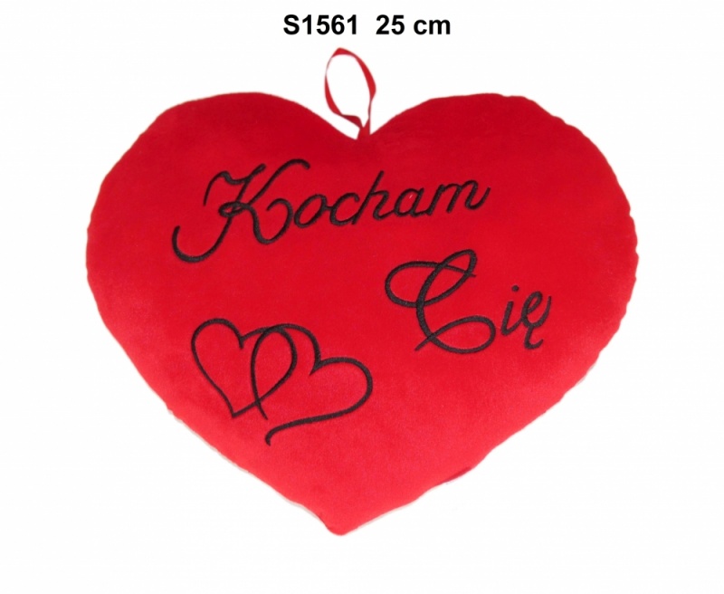 SERCE 1 ASST "KOCHAM CIE" 25CM 9021 S1561, Maskotki, Zabawki