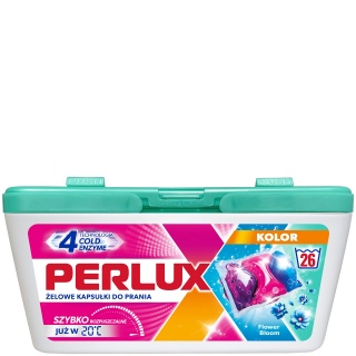 PERLUX KAPSUŁKI PIORĄCE 26szt.KOLOR 3W1, Środki czyszczące, Art. higieniczne i dozowniki