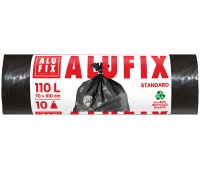 Worki na śmieci ALUFIX, LDPE, 110l, 10 szt., czarne, Worki, Artykuły higieniczne i dozowniki
