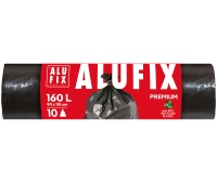 Worki na śmieci ALUFIX Profi, LDPE, 160l, 10 szt., czarne, Worki, Artykuły higieniczne i dozowniki