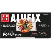 Papier do gotowania ALUFIX Pop-up, 3w1, 33x32cm, 50 arkuszy, Inne, Artykuły higieniczne i dozowniki