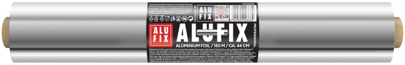 Folia aluminiowa ALUFIX, BL, standard, 44cmx150m, Inne, Artykuły higieniczne i dozowniki