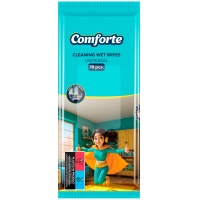 Chusteczki nawilżane COMFORTE, uniwersalne, 70 szt., Środki czyszczące, Artykuły higieniczne i dozowniki