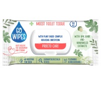 Moist toilet paper GOWIPES Procto Care, with flap, 44 pcs.