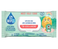 Moist toilet paper GOWIPES, for children and youth, with flap, 44 pcs.