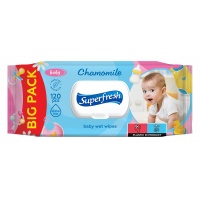 Chusteczki nawilżane dla dzieci SUPERFRESH, z klapką, 120 szt., Środki czyszczące, Artykuły higieniczne i dozowniki