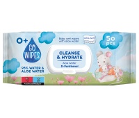 Wet wipes for children GOWIPES, with aloe water and d-panthenol, 50 pcs.