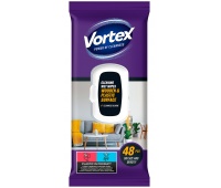Wet wipes VORTEX, for furniture, with flap, 48 pcs.