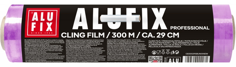 Folia spożywcza ALUFIX Foli-Fix, PVC, 29cmx300m, Inne, Artykuły higieniczne i dozowniki