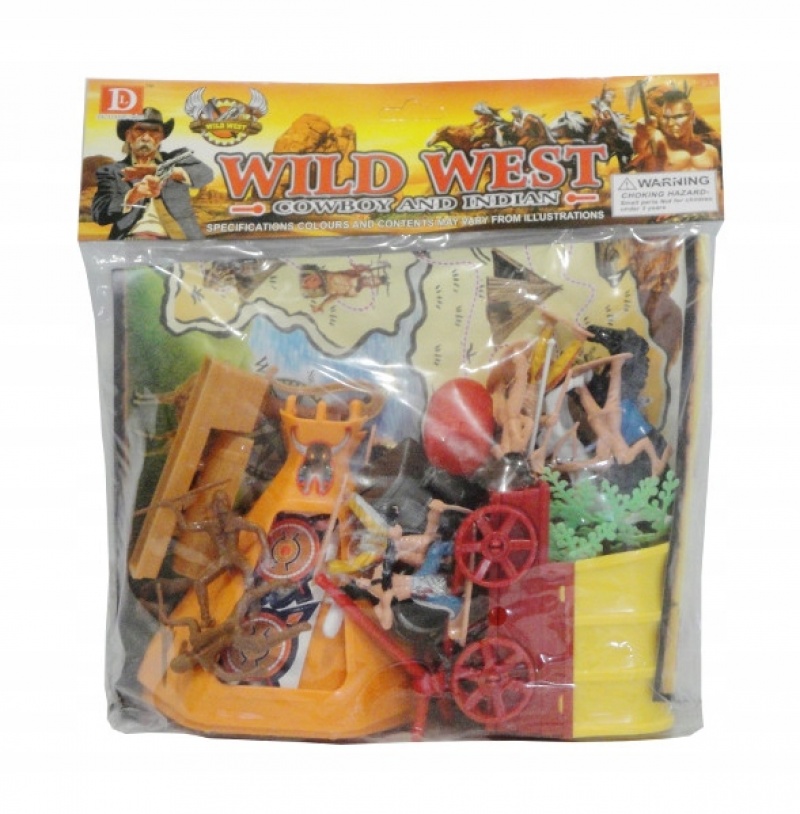 INDIANIE- ZESTAW W FOLII 0329, Zabawki