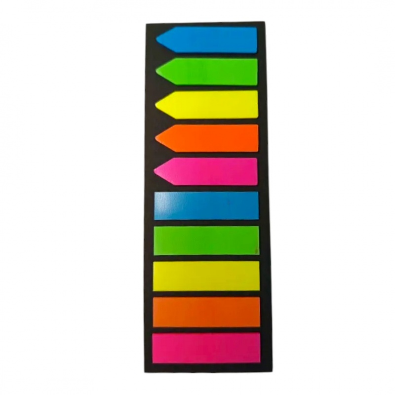 ZAKŁADKI INDEKSUJĄCE 10szt, Zakładki indeksujące, Galanteria papiernicza