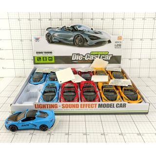 SAMOCH&Oacute;D SPORTOWY METAL ŚW/DŹ 1080, Pojazdy, Zabawki