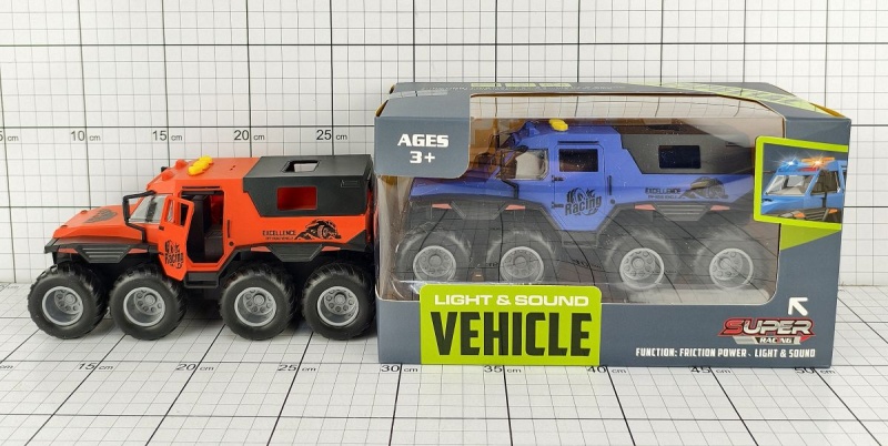 TEREN&Oacute;WKA 8-K&Oacute;Ł ŚW/DŹ 1608, Pojazdy, Zabawki