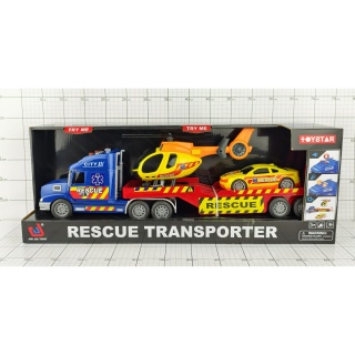 CIĘŻAR&Oacute;WKA-LAWETA+ HELIKOPTER+SAM. 2056, Pojazdy, Zabawki