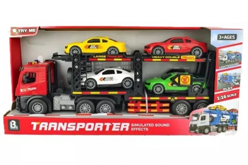 CIĘŻAR&Oacute;WKA ŚW/DŹ + 4 SAMOCHODY 5771, Pojazdy, Zabawki