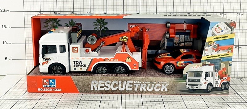 CIĘŻAR&Oacute;WKA - LAWETA+SAMOCH&Oacute;D 6345, Pojazdy, Zabawki