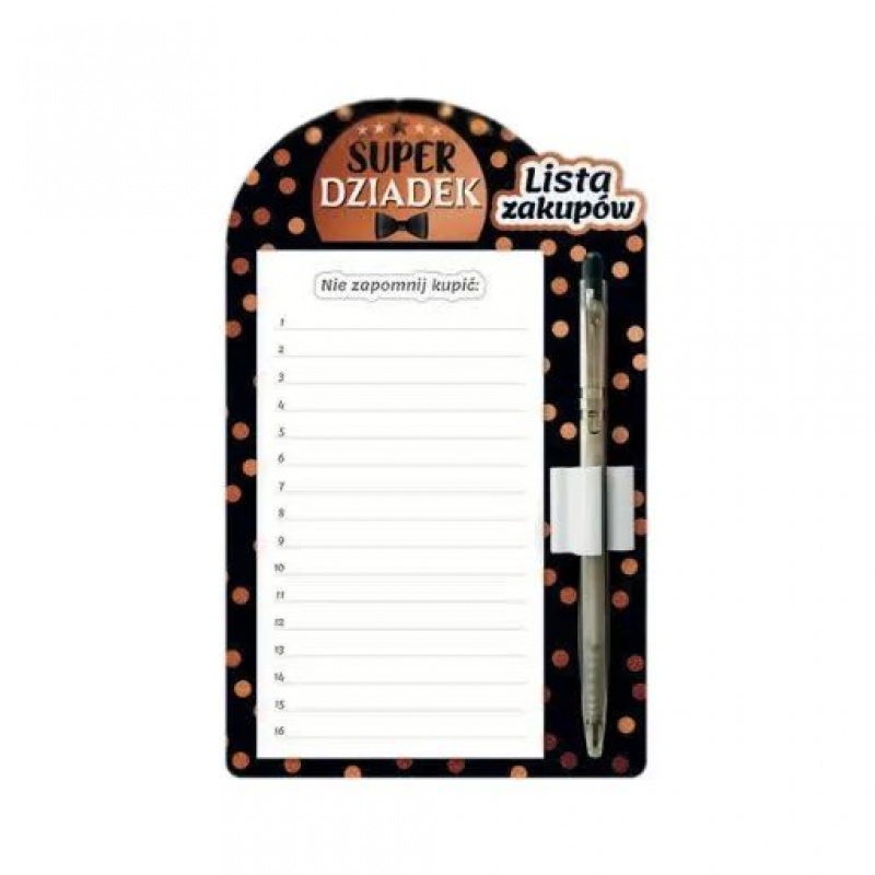 LISTA ZAKUP&Oacute;W, Dzień Babci, Dziadka, Art. świąteczne i okolicznościowe