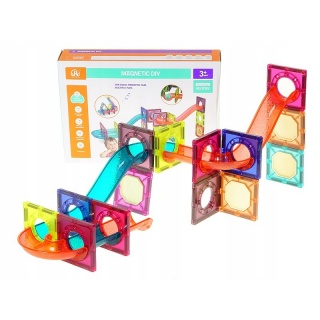 KLOCKI MAGNETYCZNE; 36, Klocki, Zabawki