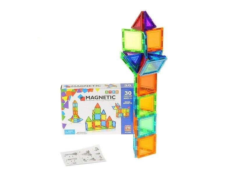 UKŁADANKA MAGNETYCZNA 3957, Klocki, Zabawki