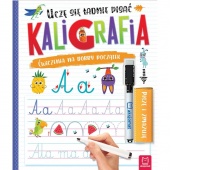 Kaligrafia. Uczę się ładnie pisać. Piszę i zmazuję, Edukacyjne, Książeczki