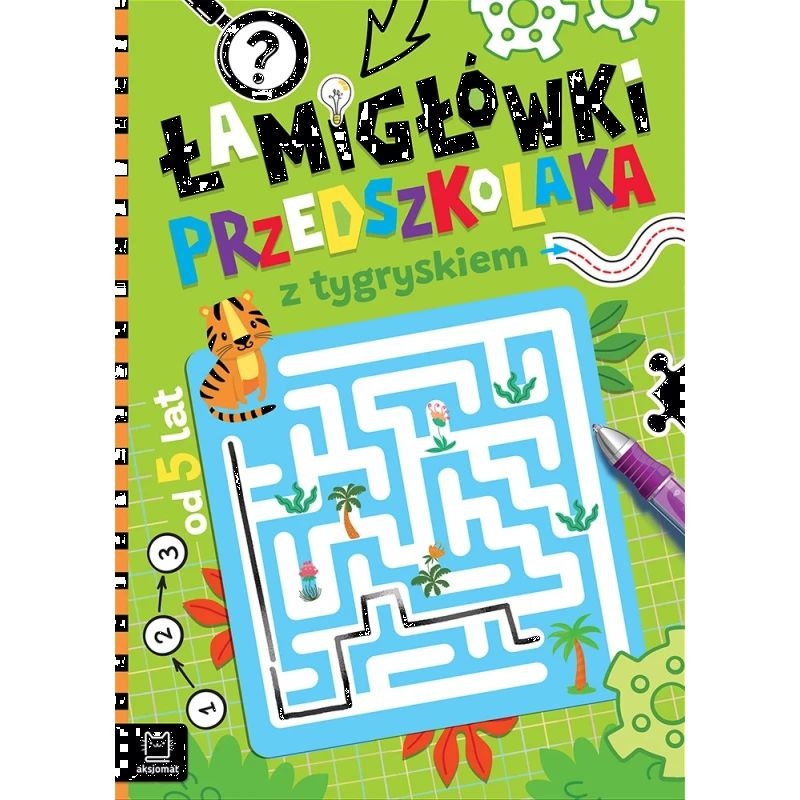 Łamigł&oacute;wki przedszkolaka z tygryskiem od 5 lat, Edukacyjne, Książeczki
