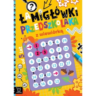 Łamigł&oacute;wki przedszkolaka z wiewi&oacute;rką od 5 lat, Edukacyjne, Książeczki
