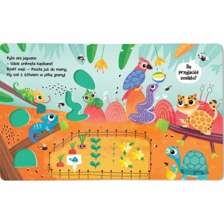 Zakątek zwierzątek. Książeczka sensoryczna, Edukacyjne, Książeczki