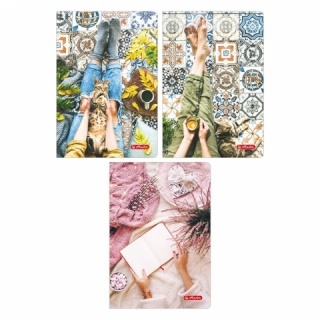 BRULION A5 96K.KRATKA FLAT LAY, Bruliony, Zeszyty i bloki