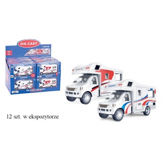 POJAZD AUTO KAMPER METALOWY 4402, Pojazdy, Zabawki