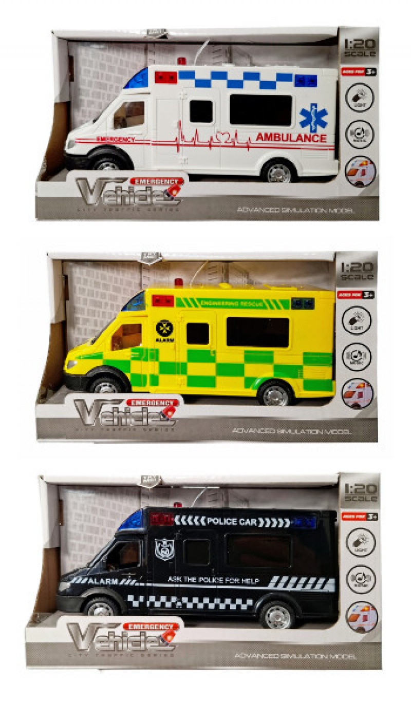 POJAZD AUTO RATUNKOWE ŚW/DŹ 4471, Pojazdy, Zabawki