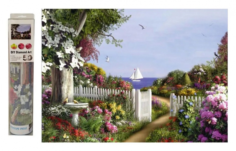 MOZAIKA DIAMENTOWA OGR&Oacute;D 7985, Kreatywne, Zabawki