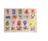 PUZZLE DREWNIANE 5404, Dla najmłodszych, Zabawki