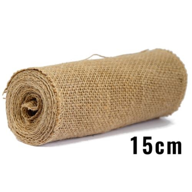 JUTA OBSZYWANA NATURALNA 15CM/3Y, Juta, Art. dekoracyjne i prezentowe