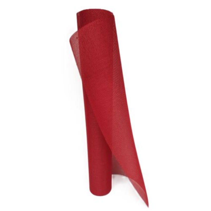 Juta sztuczna, gęsta, 48cm/4,5mb, czerwona, Juta, Art. dekoracyjne i prezentowe