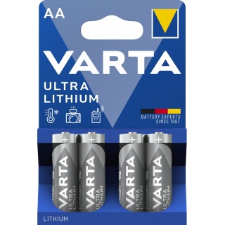 BATERIA PROF. LITHIUM R6 VARTA /4/, Baterie, akumulatory i ładowarki, Urządzenia biurowe
