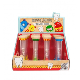 Klepsydra do mycia zęb&oacute;w TRENDHAUS T, mix kolor&oacute;w, Gry i zabawki, Gadżety