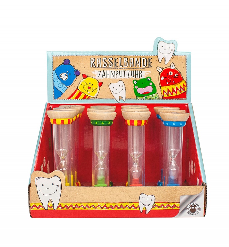 Klepsydra do mycia zęb&oacute;w TRENDHAUS T, mix kolor&oacute;w, Gry i zabawki, Gadżety