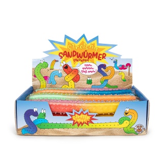 Rozciągliwy robak piaskowy TRENDHAUS T, mix kolor&oacute;w, Gry i zabawki, Gadżety