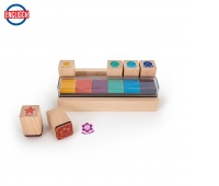 Drewniane stemple motywacyjne TRENDHAUS Motivation, 6 szt., mix kolor&oacute;w, Gry i zabawki, Gadżety