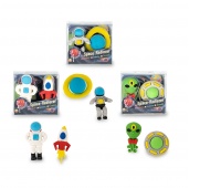 Gumka do ścierania TRENDHAUS Space Adventure, 2 szt., mix kolor&oacute;w, Szkolne, Gadżety