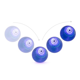 Świecąca kula oko potwora TRENDHAUS Zombie Zone, mix kolor&oacute;w, Gry i zabawki, Gadżety