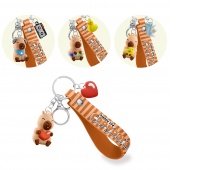 Brelok do kluczy z kapibarą TRENDHAUS CP HL-5, mix kolor&oacute;w, Gry i zabawki, Gadżety