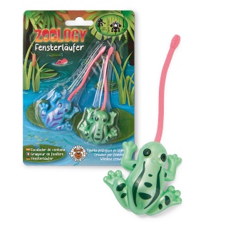 Biegacz okienny żaba TRENDHAUS ZOO, 2 szt., mix kolor&oacute;w, Gry i zabawki, Gadżety