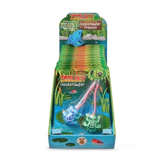 Biegacz okienny żaba TRENDHAUS ZOO, 2 szt., mix kolor&oacute;w, Gry i zabawki, Gadżety