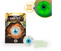 Plastelina w kształcie oka świecąca w ciemności TRENDHAUS Zombie Zone, 25 g, mix kolor&oacute;w, Szkolne, Gadżety