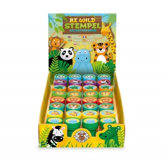 Stempel Zwierzątka safari TRENDHAUS T, mix kolor&oacute;w, Gry i zabawki, Gadżety