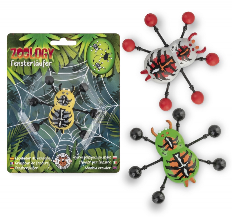 Biegacz okienny pająk TRENDHAUS ZOO, mix kolor&oacute;w, Gry i zabawki, Gadżety