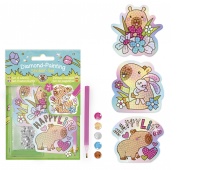 Zestaw naklejek do ozdabiania diamentami TRENDHAUS CHS-6, mix kolor&oacute;w, Gry i zabawki, Gadżety