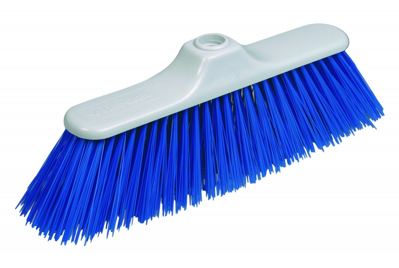 Miotła VILEDA PROFESSIONAL Standard Economic, miękka, niebieska, Akcesoria do sprzątania, Artykuły higieniczne i dozowniki