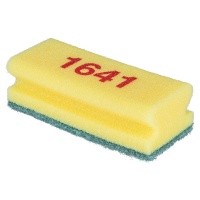 Gąbka do szorowania VILEDA PROFESSIONAL 1641, ż&oacute;łto-zielona, Akcesoria do sprzątania, Artykuły higieniczne i dozowniki